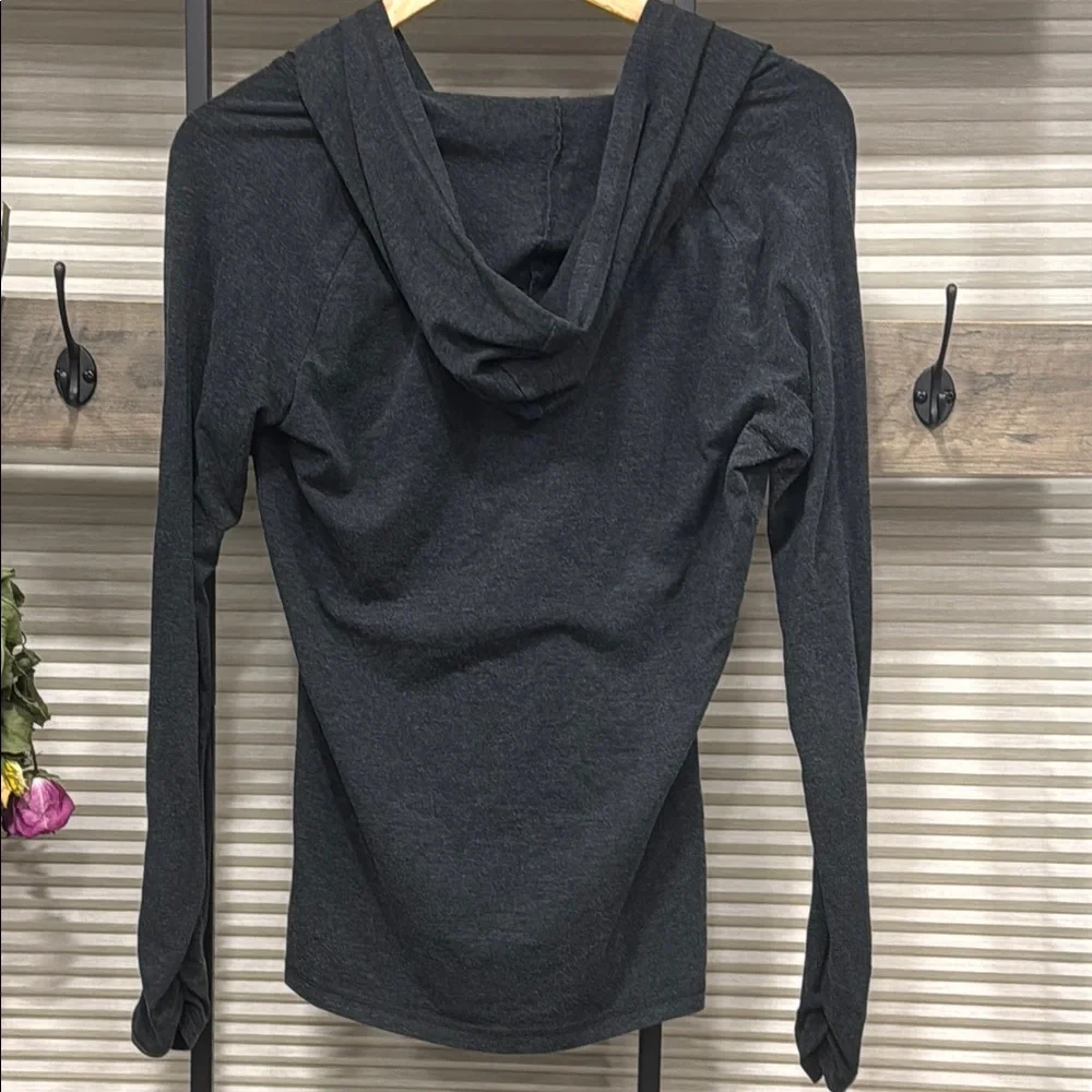 Puma Black V-Neck Top with Pink Logo - Picture 8 of 8